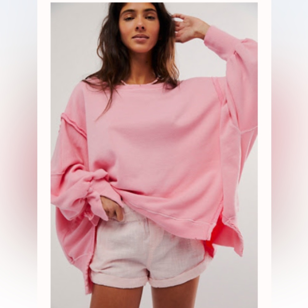 We the free Camden sweatshirt size XS sold out color pink sky